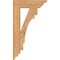 Ekena Millwork Merced Traditional Smooth Bracket, Western Red Cedar, 3 1/2"W x 16"D x 28"H BKT04X16X28MRC01SWR - alternate 2